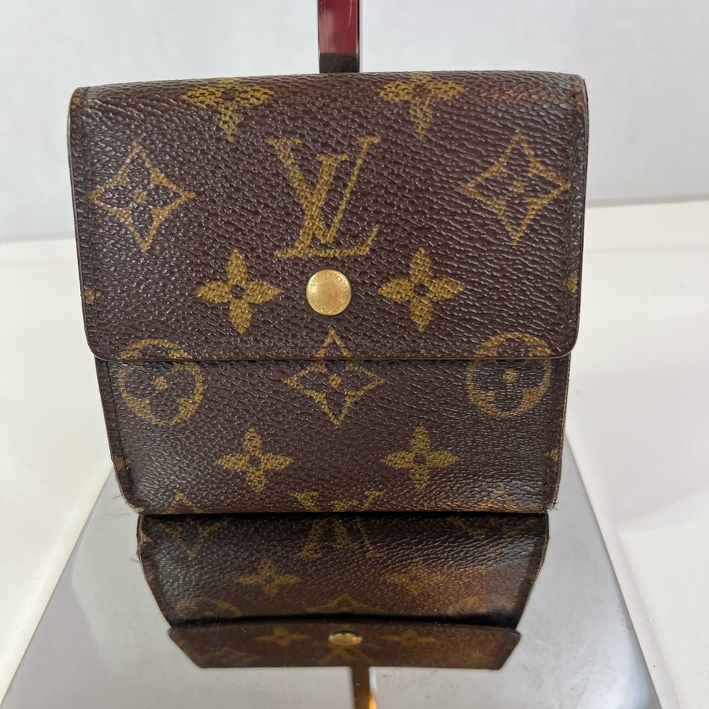 Louis Vuitton Elise LV Leather Monogram Vintage Wallet
